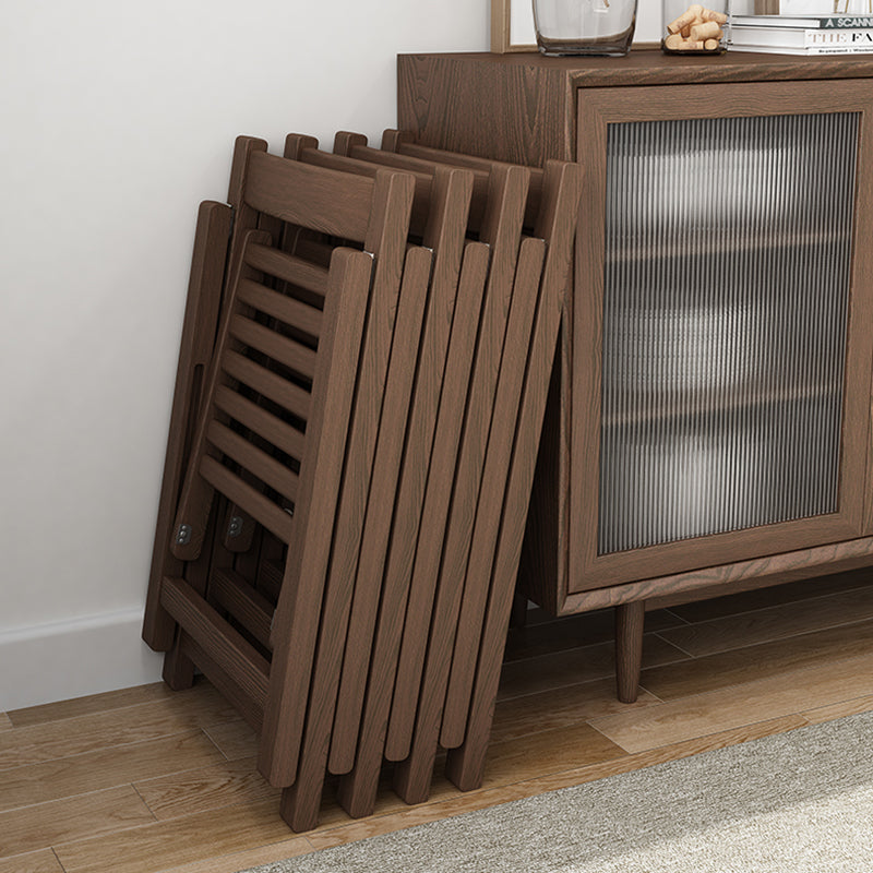 Modern Wood Dining Room Chair Armless Folding Side Chair for Home Use Clearhalo 'Dining Chairs' 'Dining Tables & Seating' 'dining_chair' 'furn' 'furn_dining_chair' 'Furniture' 'Kitchen & Dining Furniture' 5226379