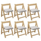 Modern Wood Dining Room Chair Armless Folding Side Chair for Home Use Gray-Yellow 6 Piece Set Clearhalo 'Dining Chairs' 'Dining Tables & Seating' 'dining_chair' 'furn' 'furn_dining_chair' 'Furniture' 'Kitchen & Dining Furniture' 5226387