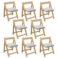 Modern Wood Dining Room Chair Armless Folding Side Chair for Home Use Gray-Yellow 8 Piece Set Clearhalo 'Dining Chairs' 'Dining Tables & Seating' 'dining_chair' 'furn' 'furn_dining_chair' 'Furniture' 'Kitchen & Dining Furniture' 5226388