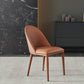 Sillas laterales de comedor de cuero sintética contemporánea para uso de restaurantes para uso de restaurantes