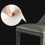 Sillas laterales de comedor de cuero sintética contemporánea para uso de restaurantes para uso de restaurantes