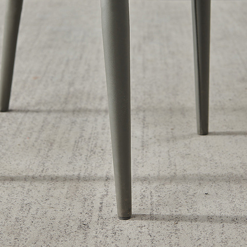 Sillas laterales de comedor de cuero sintética contemporánea para uso de restaurantes para uso de restaurantes