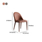 Minimalist Style Leather Dining Chairs for Home Armless Solid Back Side Chairs Clearhalo 'Dining Chairs' 'Dining Tables & Seating' 'dining_chair' 'furn' 'furn_dining_chair' 'Furniture' 'Kitchen & Dining Furniture' 5226614