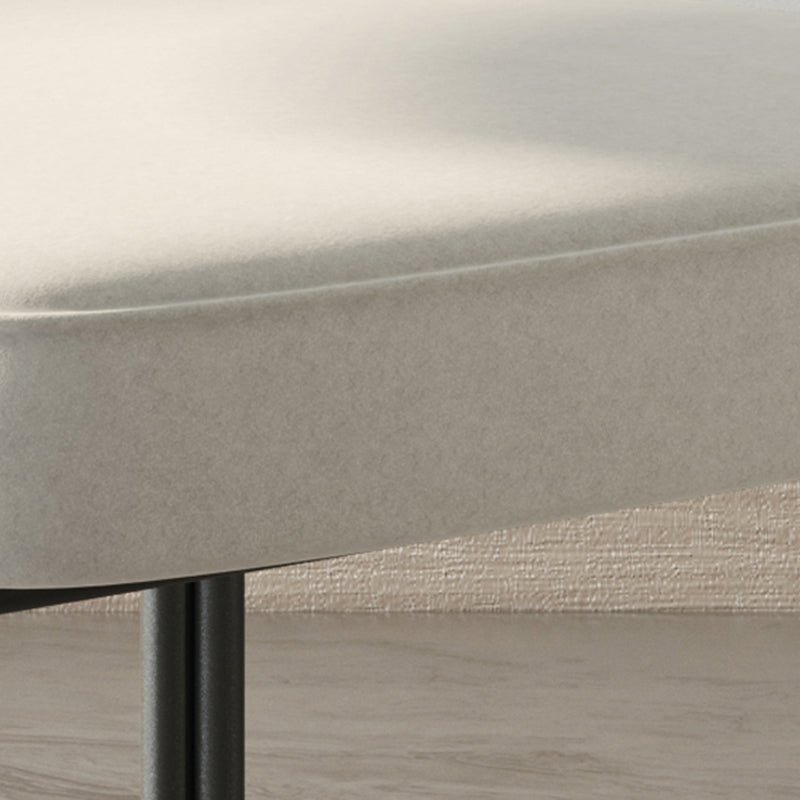 Minimalist Open Back Dining Side Chair Faux Leather Side Chair Clearhalo 'Dining Chairs' 'Dining Tables & Seating' 'dining_chair' 'furn' 'furn_dining_chair' 'Furniture' 'Kitchen & Dining Furniture' 5226710