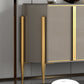 Glam Style Server Sintered Stone Sideboard with Door for Dining Room Clearhalo 'buffet_sideboard' 'Buffets & Sideboards' 'furn' 'furn_buffet_sideboard' 'Furniture' 'Kitchen & Dining Furniture' 5226729
