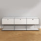 Modern Rectangle Storage Server Metal Sideboard for Dining Room Clearhalo 'buffet_sideboard' 'Buffets & Sideboards' 'furn' 'furn_buffet_sideboard' 'Furniture' 'Kitchen & Dining Furniture' 5226743