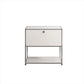 Sideboard in metallo di colore bianco Sideboard da pranzo in stile moderno per soggiorno