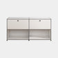 White Colour Metal Sideboard Contemporary Style Storage Dining Sideboard Clearhalo 'buffet_sideboard' 'Buffets & Sideboards' 'furn' 'furn_buffet_sideboard' 'Furniture' 'Kitchen & Dining Furniture' 5226851