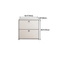 White Colour Metal Sideboard Contemporary Style Storage Dining Sideboard Clearhalo 'buffet_sideboard' 'Buffets & Sideboards' 'furn' 'furn_buffet_sideboard' 'Furniture' 'Kitchen & Dining Furniture' 5226877