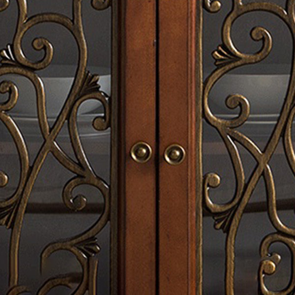 Dining Server Birch e Sideboard in legno fabbricato con cassetti, 42,1 "L x 13,2" W x 37 "H