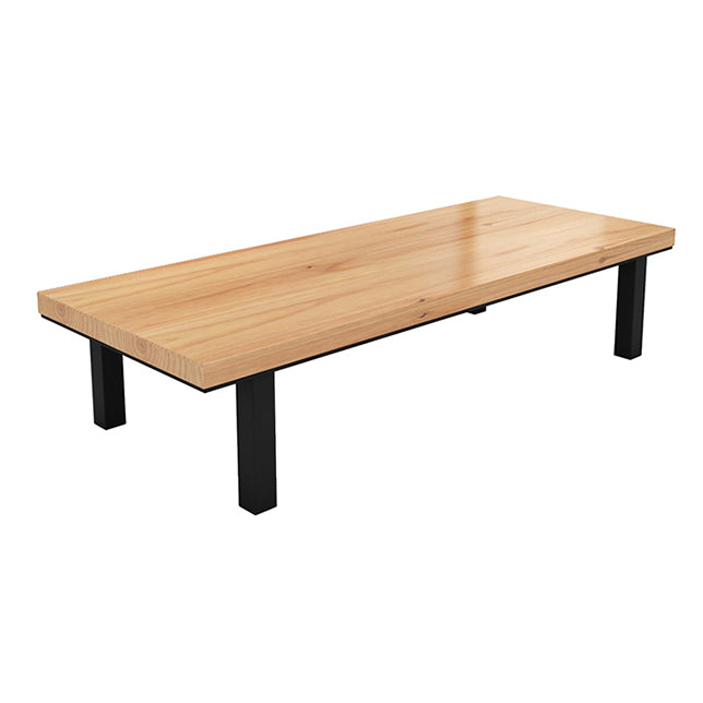 Mesa de reunión de madera sólida escritorio de trabajo de rectángulo moderno