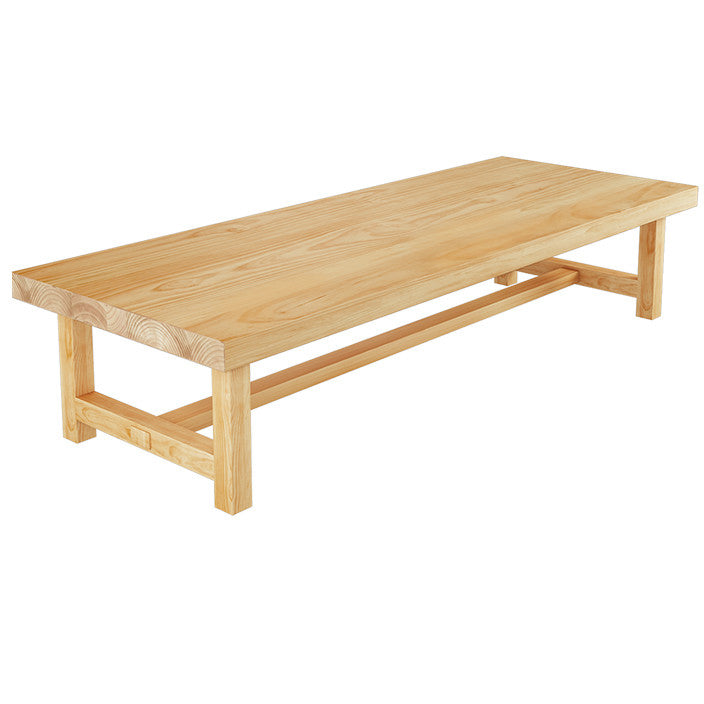 Modern Rectangle Office Table Solid Wood Trestle Base Meeting Desk Clearhalo 'furn' 'furn_office_desk' 'Furniture' 'Office Desks' 'Office Furniture' 'office_desk' 5227220