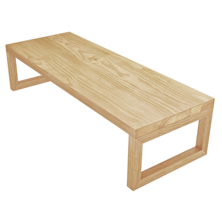 Solid Wood Meeting Table Modern Office Table with Sled Pedestal Clearhalo 'furn' 'furn_office_desk' 'Furniture' 'Office Desks' 'Office Furniture' 'office_desk' 5227235