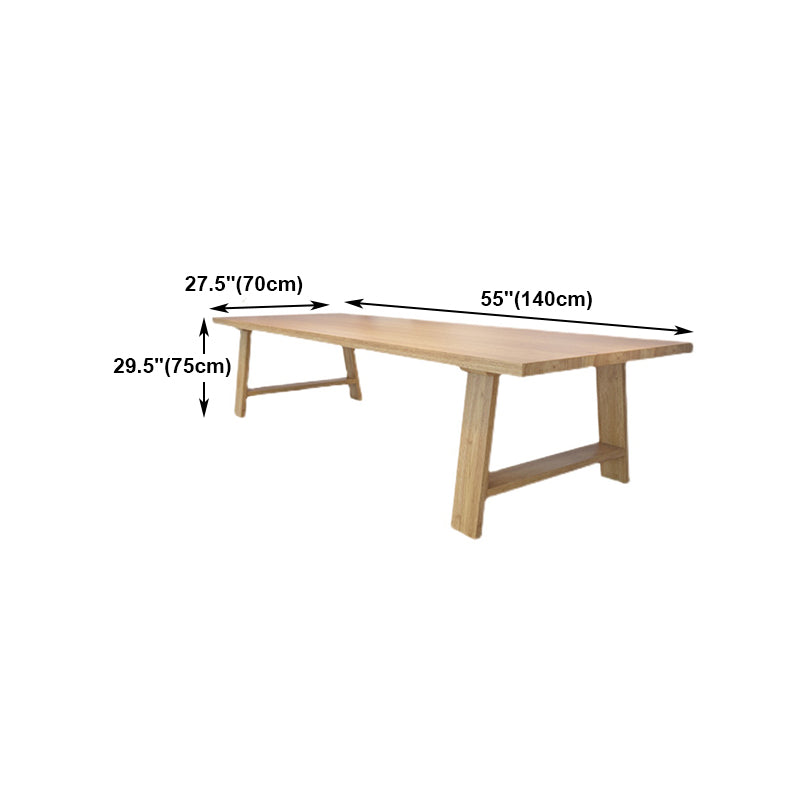 Solid Wood Office Table Contemporary Wood Color Meeting Table Clearhalo 'furn' 'furn_office_desk' 'Furniture' 'Office Desks' 'Office Furniture' 'office_desk' 5227261
