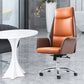 Modern Office Chair with Silver Metal Frame Executive Ergonomic Task Chair Clearhalo 'furn' 'furn_office_chair' 'Furniture' 'Office Chairs' 'Office Furniture' 'office_chair' 5227371