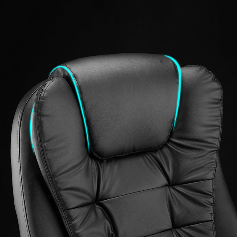 Sedia da ufficio contemporanea con base in metallo argentato Sedia da computer ergonomica direzionale