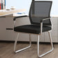 Metal Base Contemporary Arm Office Chair Mid-Back Conference Chair White-Black Clearhalo 'furn' 'furn_office_chair' 'Furniture' 'Office Chairs' 'Office Furniture' 'office_chair' 5227461