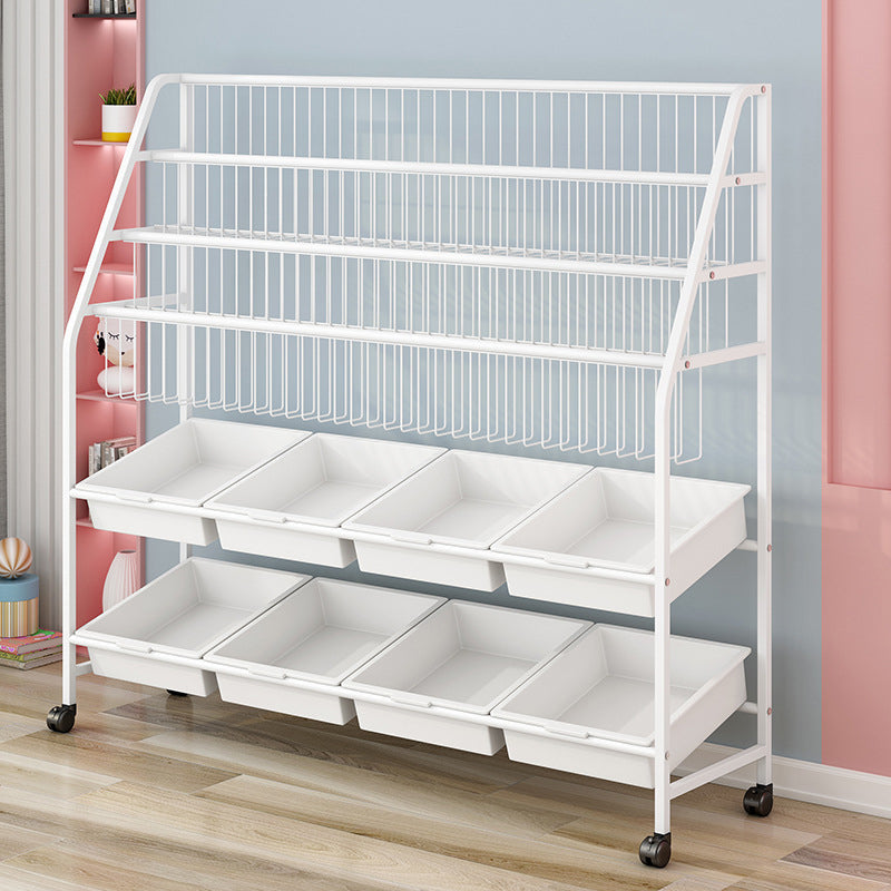 Metall- und Plastik -Bücherregal Skandinavisches Bücherregal für Home Office