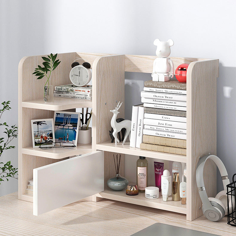 Modern Style Bookshelf Engineer Wood Bookcase with Drawer for Home Clearhalo 'Bookcases' 'furn' 'furn_bookcases' 'Furniture' 'Office Furniture' 5227524