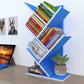 Modern Style Bookshelf in Engineer Wood Closed Back Bookcase