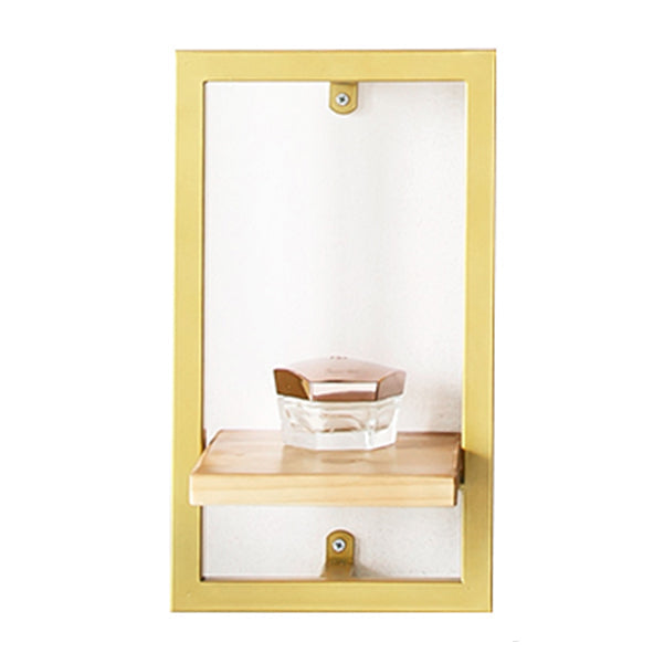 Bibliothèque étagère murale en métal industriel et étagère en bois