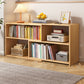Flexible Bookshelf Contemporary Style Bookcase for Study Room and Office 59.1"L x 11.8"W x 25.2"H Natural Clearhalo 'Bookcases' 'furn' 'furn_bookcases' 'Furniture' 'Office Furniture' 5227628