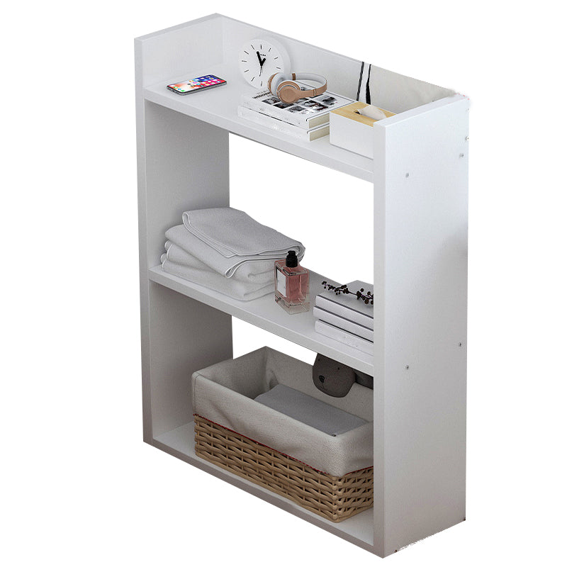 Multiple Colors Modern Style Bookshelf Engineer Wood Bookcase 12.2"L x 5.9"W x 22"H White Clearhalo 'Bookcases' 'furn' 'furn_bookcases' 'Furniture' 'Office Furniture' 5227639