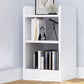 Multiple Colors Modern Style Bookshelf Engineer Wood Bookcase 10.6"L x 9.4"W x 23.6"H White Clearhalo 'Bookcases' 'furn' 'furn_bookcases' 'Furniture' 'Office Furniture' 5227652