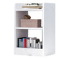 Multiple Colors Modern Style Bookshelf Engineer Wood Bookcase 13"L x 9.4"W x 23.6"H White Clearhalo 'Bookcases' 'furn' 'furn_bookcases' 'Furniture' 'Office Furniture' 5227656