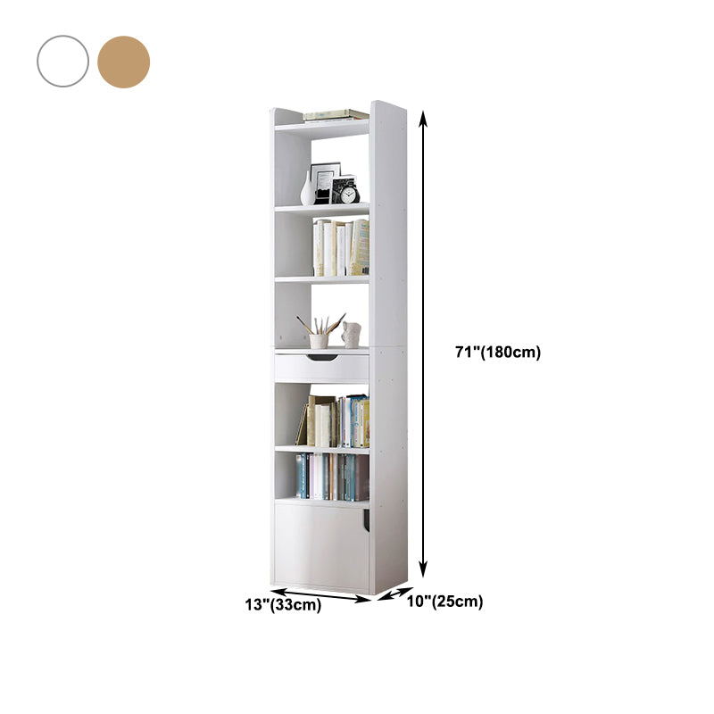 Multiple Colors Modern Style Bookshelf Engineer Wood Bookcase Clearhalo 'Bookcases' 'furn' 'furn_bookcases' 'Furniture' 'Office Furniture' 5227661
