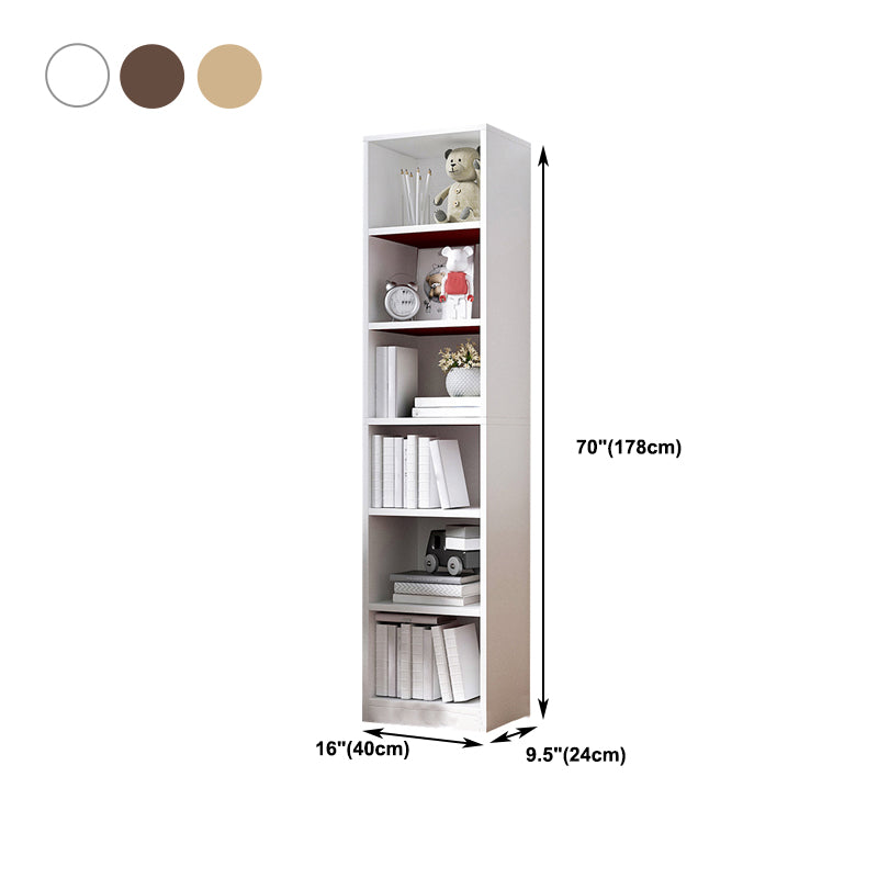 Multiple Colors Modern Style Bookshelf Engineer Wood Bookcase Clearhalo 'Bookcases' 'furn' 'furn_bookcases' 'Furniture' 'Office Furniture' 5227664