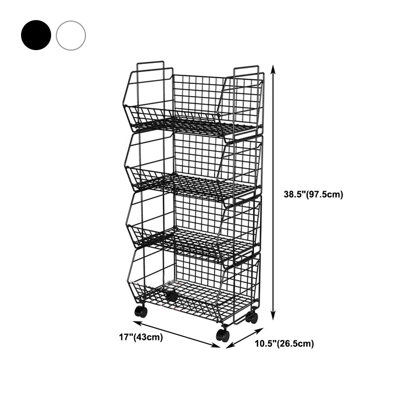 10.43"W Bookshelf Contemporary Style Bookcase for Study Room Office with Casters Clearhalo 'Bookcases' 'furn' 'furn_bookcases' 'Furniture' 'Office Furniture' 5227739