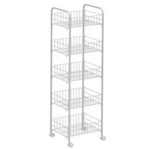 10.63"W Bookshelf Contemporary Style Bookcase for Study Room and Office