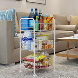 10.63"W Bookshelf Contemporary Style Bookcase for Study Room and Office
