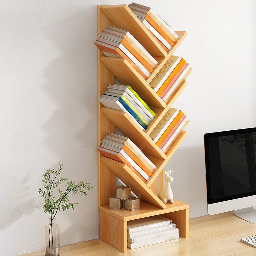 Modern Closed Back Style Bookshelf Engineer Wood Bookcase for Home Clearhalo 'Bookcases' 'furn' 'furn_bookcases' 'Furniture' 'Office Furniture' 5227774