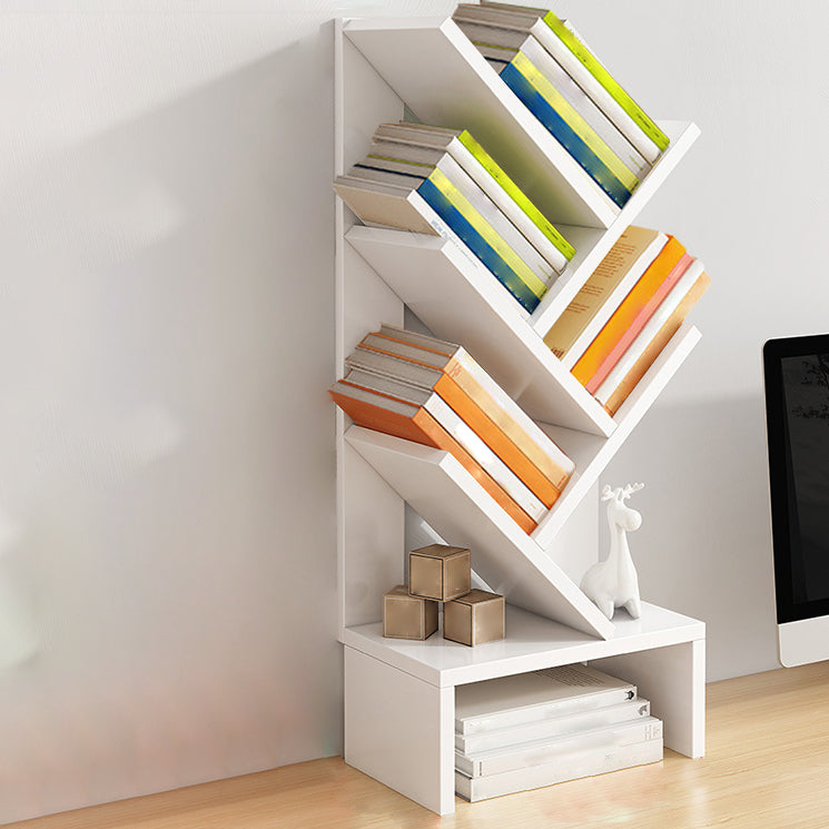 Modern Closed Back Style Bookshelf Engineer Wood Bookcase for Home Clearhalo 'Bookcases' 'furn' 'furn_bookcases' 'Furniture' 'Office Furniture' 5227777