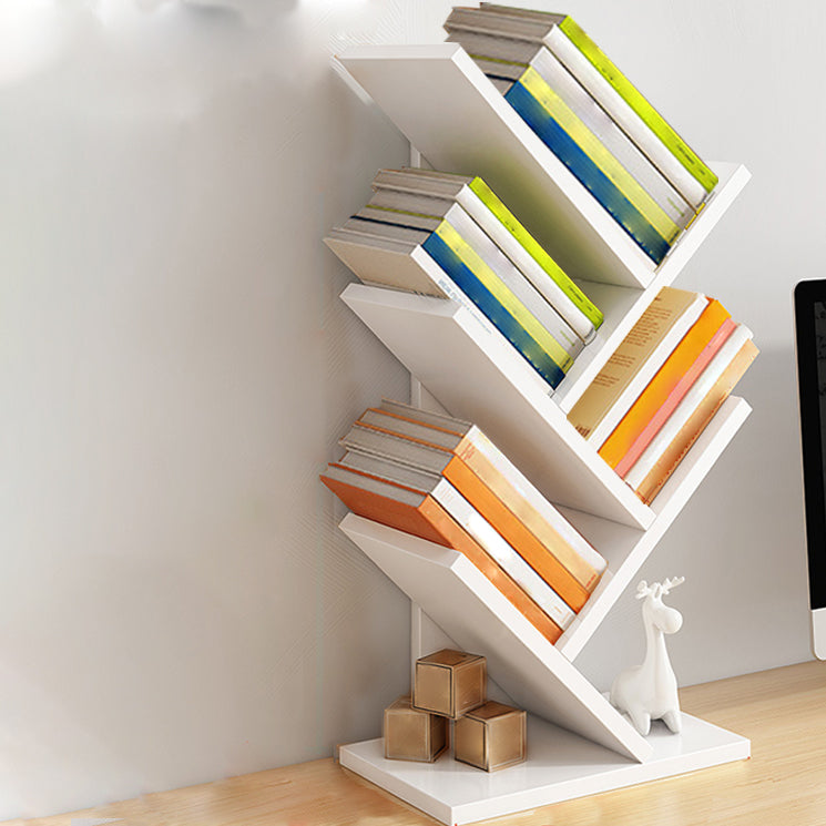 Modern Closed Back Style Bookshelf Engineer Wood Bookcase for Home Clearhalo 'Bookcases' 'furn' 'furn_bookcases' 'Furniture' 'Office Furniture' 5227785