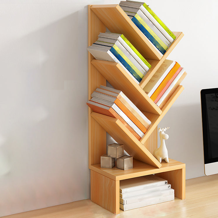 Modern Closed Back Style Bookshelf Engineer Wood Bookcase for Home Clearhalo 'Bookcases' 'furn' 'furn_bookcases' 'Furniture' 'Office Furniture' 5227788