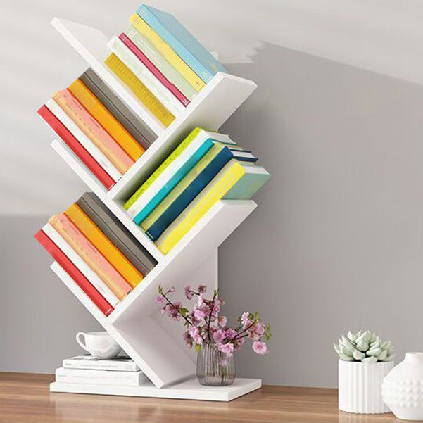 Modern Closed Back Style Bookshelf Engineer Wood Bookcase for Home Clearhalo 'Bookcases' 'furn' 'furn_bookcases' 'Furniture' 'Office Furniture' 5227790
