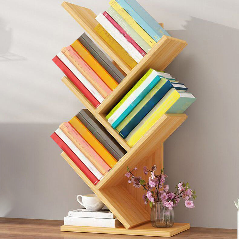 Modern Closed Back Style Bookshelf Engineer Wood Bookcase for Home Clearhalo 'Bookcases' 'furn' 'furn_bookcases' 'Furniture' 'Office Furniture' 5227791