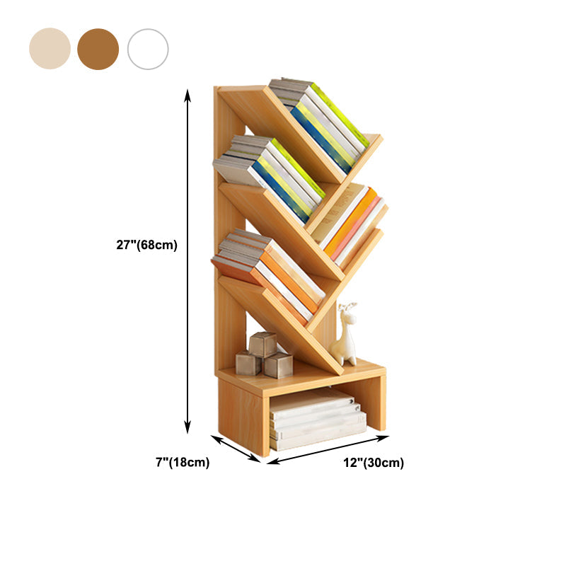 Modern Closed Back Style Bookshelf Engineer Wood Bookcase for Home Clearhalo 'Bookcases' 'furn' 'furn_bookcases' 'Furniture' 'Office Furniture' 5227794