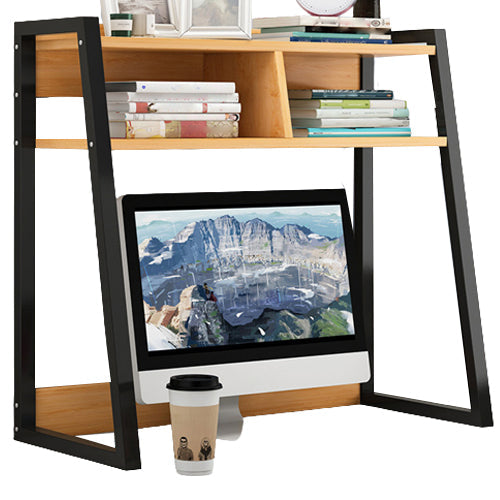 Étagère contemporaine bibliothèque en métal et étagère de livre en bois pour salle d'étude