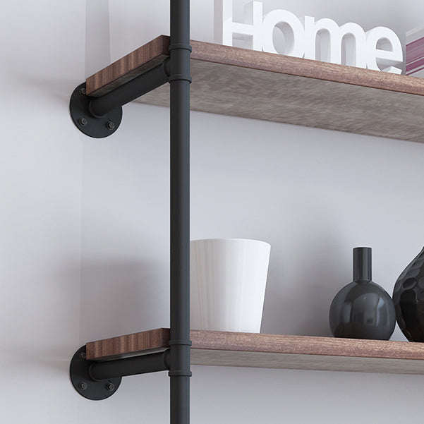 11.81 "W Bibliothèque de style industriel mural bibliothèque pour le bureau à domicile