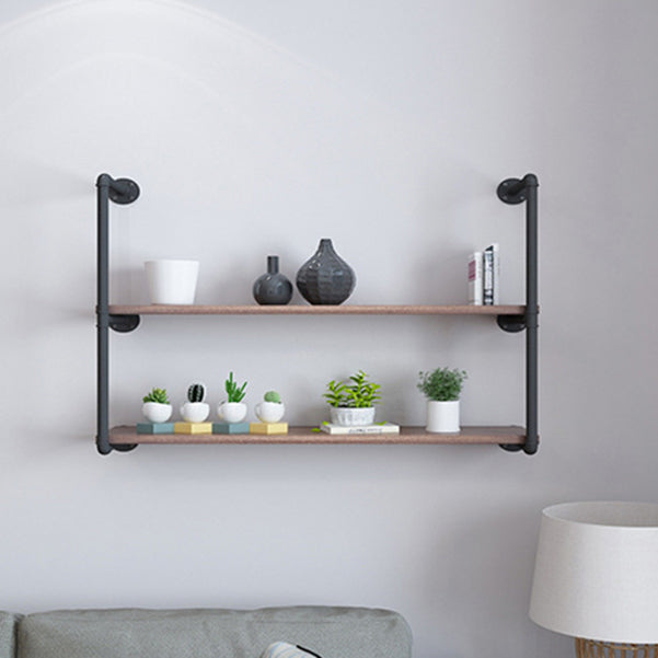 11.81 "W Bibliothèque de style industriel mural bibliothèque pour le bureau à domicile