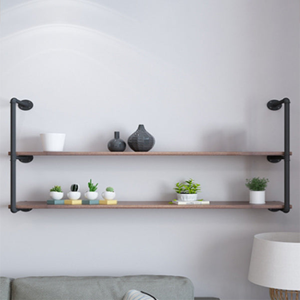 11.81 "W Bibliothèque de style industriel mural bibliothèque pour le bureau à domicile