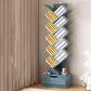 Multiple Colors Modern Style Bookshelf Wood Bookcase for Home