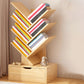 Multiple Colors Modern Style Bookshelf Wood Bookcase for Home