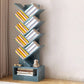 Multiple Colors Modern Style Bookshelf Wood Bookcase for Home