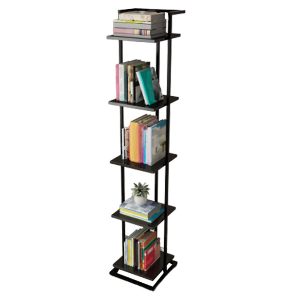 Open Back Modern Style Bookshelf Wood Bookcase for Home Office