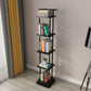 Open Back Modern Style Bookshelf Wood Bookcase for Home Office